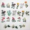 40 Pieces Vintage Natural Stickers, Pretty Floral Decorative Retro Decals Adhesive Watercolor Aesthetic Trendy for Scrapbook Laptop Skins Album DIY Craft Daily Planner